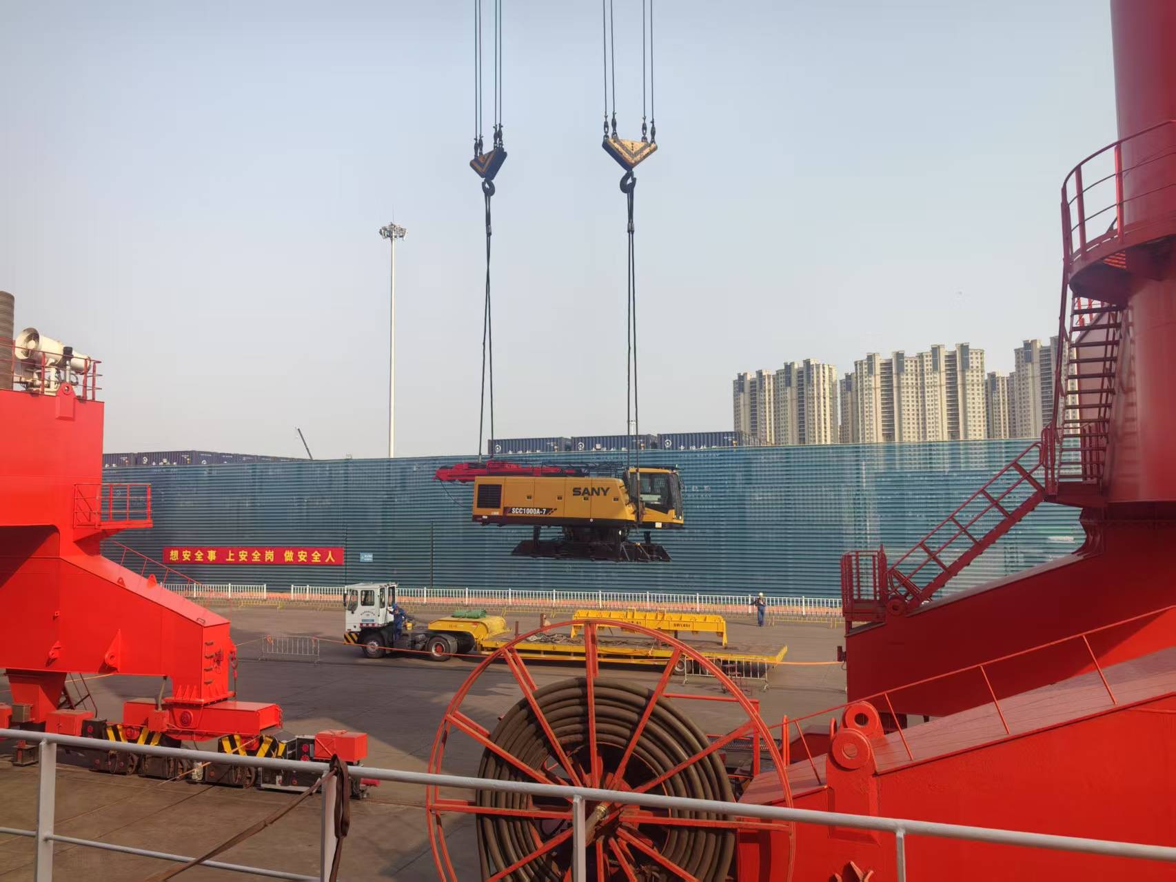 port construction project